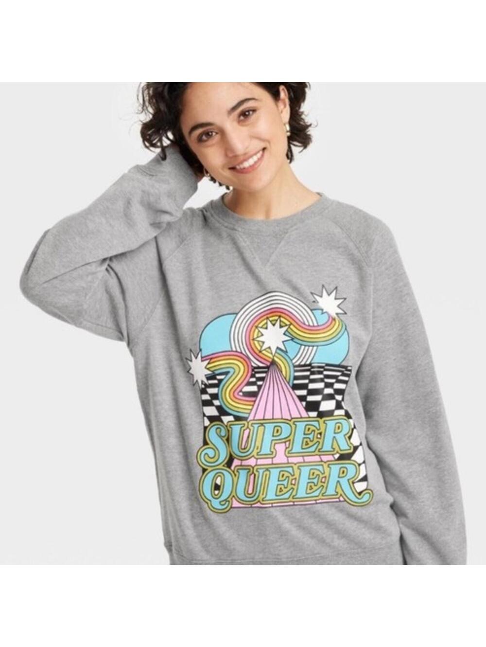 SUPER QUEER - Sweatshirt! 2X - So Groovy!